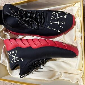 Authentic Fendi Fiend Roma Amor Sneakers Mens